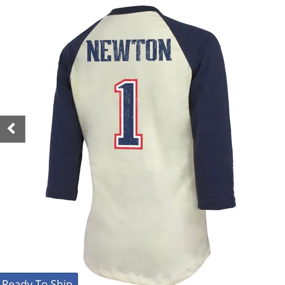 New England Patriots Fanatics Branded Women's 3/4 Tee - Picture 3 of 9